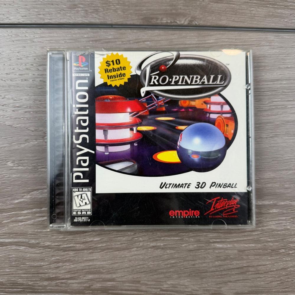 Empire PlayStation 1 Pro Pinball Ultimate 3D Pinball PS1
